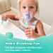 Papablic Toddler Sonic Electric Toothbrush for Ages 1-3 | Cute Dino Cover Smart LED Timer 2 Brush Heads - Ideal Baby Electric Toothbrush - Buy Online on GoSupps.com