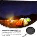 SWOOMEY 1Pc Outdoor Non Stick pan Camping Skillet nonstick Grill pan Stove Grill pan BBQ Grilling pan Broiler pan for Oven Stainless Steel Griddle Round Griddle fold Iron Gas Stove - Buy Online on GoSupps.com