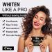 Non-Sensitive Teeth Whitening Strips - 56 Count Non-Slip Kit for Quick, Professional Results | Natural Coconut Flavor - Black & Golden - Buy Online on GoSupps.com