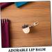 TOGEVAL 2 Piece Kawaii Lip Gloss Lip Balm Moisturizing Nourishing Chestnut Lip Balm Formula Suitable for Sensitive Children's Skin for School Outdoor Daily Use - Buy Online on GoSupps.com