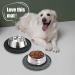 Avydiif Silicone Dog Cat Bowl Pads - Waterproof Slipproof 28cm x 28cm Dishwasher Safe - 2 Black Mats for Pets - Buy Online on GoSupps.com