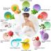 12 PCs Bath Balls - Perfect Gifts for Women Kids & Moms | Foam Bath Additives for Birthdays Christmas & Valentine's Day - Buy Online on GoSupps.com