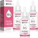 DEBAIY 3 Pack Rose Hyaluronic Acid Serum for Face Moisturizing Anti-Aging Serum -(1fl.oz|30ml)