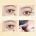OPLISTE 2023 Double Tip Lower Eyelash Pencil + 50PCS Cotton Pads | Waterproof Liquid Eyeliner in Brown - Super Slim Eye Liner - Buy Online on GoSupps.com