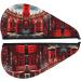 Red London Street Coral Velvet Dry Hair Cap with Buttons | Anti Frizz for Curly Long & Thick Hair - Black - Buy Online on GoSupps.com