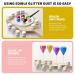 Edible Glitter Set - Red & Pink Powder for Drinks Cakes & Desserts (2x4g) | Tasteless Glitter for Cocktails Champagne & Chocolates - Buy Online on GoSupps.com