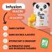 Panda Tea - Detox Ice Tea Ice Tea Cold Infusion - Peach Hibiscus Vanilla Flavor - Certified Organic - 28 Cotton Bags - G - Buy Online on GoSupps.com