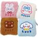 COHEALI 4Pcs Sanitary Napkin Storage Bag Portable Nursing Pad Holder Zipper Menstrual Pad Bag Tampons Holder for Purse First Period Kit for Teen Girls