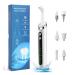 Electric Tooth Polisher, Tooth Whitening Kit for Teeth Whitening and Daily Care Cleaning, USB Rechargeable, Waterproof, Multifunctional Replacement Head (White)