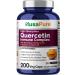 NusaPure Quercetin Complex: Bromelain Vitamin C Vitamin D3 Stinging Nettle Zinc | 200 Veggie Caps (Non-GMO Bioperine) 200 Count (Pack of 1)