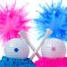 Gender Reveal Exploding Golf Balls - Boy or Girl Baby Revealing Party Supplies Exploding Powder Golf Balls 1 blue 1 pink