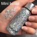 Body Glitter Gel - Sparkling Liquid Face & Body Glitter for Festivals | Mermaid Sequins & Chunky Glitter - Long-Lasting Shine with 1 Spoon Silver - Buy Online on GoSupps.com