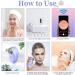 Professional Blackhead Remover Pore Vacuum with Camera - 3 Suction Power & 4 Probes - Rechargeable Face Cleaning Tool in Purple - Buy Online on GoSupps.com