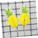 10 Pcs Wedding Decor Cupcake Toppers Cupcake Topper Decorations Cupcake Picks Cupcake Sticks Cupcake Pick Sticks Paper Cup Hawaii 3d Bamboo Yellow medium - Buy Online on GoSupps.com