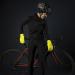 GripGrab Merino Neckerchief | 100% Merino Wool Multifunctional Neck Warmer | Black Bicycle Scarf - Buy Online on GoSupps.com