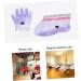 Healeved 2 Pairs Wax Gloves Personal Care Close Friends Nonwoven Fabric Comdum Paraffin Paraffin Wax Care Spa Suite Nursing Cover Boots Hand Wax Non-woven Fabric Purple - Buy Online on GoSupps.com