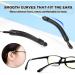 Buy Eyeglass Ear Grips | 12 Pairs of Silicone Ear Hook Cushions for Comfort & Secure Fit - Black & White Options - Buy Online on GoSupps.com