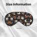 French Roosters Soft Sleep Eye Mask | Breathable Female Eye Patch for Travel & Relaxation - Buy Online on GoSupps.com