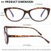 EYEURL 4 Pack Cat Eye Reading Glasses for Women - Blue Light Blocking Lightweight UV Fashion Eyeglasses +1.50 Anti Eyestrain - 1.5x Magnification Mix Color Set - Buy Online on GoSupps.com