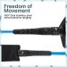 Premium BPS New Zealand 'Storm' 7.2mm Surfboard Leash - Straight 6ft Legrope for Shortboard, Longboard, Paddleboard - Koru Dark Blue - Buy Online on GoSupps.com