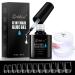 Gelike ec Nail Tips and Glue Gel Kit SHORT SQUARE Nail Tips for Gel Extensions 240PCS Soft Gel Full Cover Nail Tips 6 In 1 Nail Glue UV Mini UV Nail Lamp Nail Art Starter Kit Chritmas Gift Square-S-240pcs
