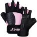 Trideer Breathable Workout Gloves Women with Grip, Weight Lifting Gloves Gym Gloves for Weightlifting, Exercise, Training, Rowing and Biking Pink Small (6.3-7.1 in)