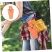 Yarnow 4-Piece Garden Shears Belt Bag - Leather Knife Holder for Hairdressing & Gardening Scissors | Durable 21x9.5x5cm Orange - Buy Online on GoSupps.com