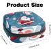MUOOUM Christmas Snowflake Pattern Bandage Storage Bag for Menstruation Pads & Menstrual Cups Portable Zipper Pocket for Teen Girls & Women - Buy Online on GoSupps.com