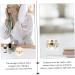 Angoily 1pc Cream Sample Holder Cosmetic Container Jars Vagjnal Lotion Terrarium Fogger Practical Cream Bottle Mini Lotions Bodycreme Cosmetic Box Filling Travel Acrylic 6.6x5.7cm Golden - Buy Online on GoSupps.com