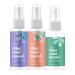 ASUTRA Premium Aromatherapy Mist Sampler Set (1 oz. Bottles - 3 Pack) 100% All Natural & Organic, Room & Body Mist, Therapeutic Essential Oil Blends, Uplifting, Invigorating, Revitalizing Sampler Set (3 pk)