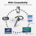XVV Bluetooth Headset V5.1 - Wireless Earpiece with Dual-Mic for Driving/Business - CVC 8.0 Noise Canceling - iPhone & Android Compatible - Buy Online on GoSupps.com
