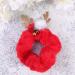 Frcolor Christmas Hair Scrunchie with Glitter Antlers - Plush Elastic Hair Tie | International Shipping - Buy Online on GoSupps.com