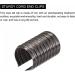 uxcell 100Pcs 9x13mm Leather Rope Clips - Foldable Cord End Crimps for DIY Crafts - Black - Buy Online on GoSupps.com