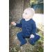 L'Ovedbaby Girls' Organic Snap Footie - Navy (0-3 Months) - Buy Online on GoSupps.com