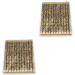 Angoily 2pcs Set 12pcs Brow Pencil Eyebrow Pen Eyeliner Pencil with Brush Iron Tube Double Head - Buy Online on GoSupps.com