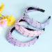 Sucrain 3 Pcs Colorful Pearl Knotted Headbands for Women & Girls - Jeweled Gem Embellished Hair Accessories (Pink Blue Purple) - Buy Online on GoSupps.com