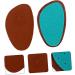 Didiseaon Half Size Shoe Insoles - Comfortable Forefoot Pads for Heeled Boots & Sports | Invisible Anti-Slip Cushioning - Buy Online on GoSupps.com