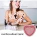 Makeup Cleaning Bowl Heart Shape Silicone Cosmetic Brushes Cleaning Tool - Portable Washing Tool for Brushes Sponges Brush Cleaning Pad pink - Buy Online on GoSupps.com