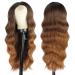 ENTRANCED STYLES Long Wavy Ombre Wig for Women - Dark Roots Brown to Honey Blonde, Synthetic Balayage Wig for Daily Party Use - Buy Online on GoSupps.com