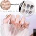 Buy Silver Metal Glitter Gel Nail Polish - 4 Colors | Platinum Gold Silver Black Glitter | Soak Off Gel for DIY Nail Art - Sparkling Nail Polish Liner - Buy Online on GoSupps.com