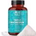 Love You Triple Magnesium Complex 300mg per Serving, Premium Magnesium Glycinate, Citrate & Malate High Absorption for Muscle, Nerve & Sleep Support, 90 Veggie Capsules Made in USA