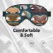 Buy SSIMOO Many Hedgehogs Soft Sleep Eye Mask | Female Breathable Eye Patch for Travel & Relaxation - Black - Buy Online on GoSupps.com