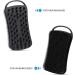 2 Pack Silicone Body Scrubber Shower Brush & Scalp Massager - Double-Sided Soft Silicone Loofah for Sensitive Skin - Gentle Exfoliating & Lathers Well - Black Pink - Buy Online on GoSupps.com