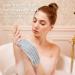 Aimisin Linen Bath Gloves Set for Deep Cleaning and Body Massage | Double Sided Shower Scrubber Mitts for Spa Experience - Buy Online on GoSupps.com