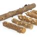 Natural Wood Bird Ladder Perch Cage Stand - Parrot Chew Toy for Small to Medium Pets - Buy Online on GoSupps.com