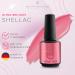 Shayenne Shellac Gel Nail Polish 15 ml 148 Creamy Rose Pink Made in Germany Long Wearing Glossy Finish Paraben Free Nail Polish for UV LED Lamp - Buy Online on GoSupps.com