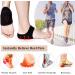 4PCs Heeren Gel Heel Protection Pads - Silicone Heel Socks for Plantar Fasciitis & Heel Pain Relief - 2 Pairs for Cracked Heels - Buy Online on GoSupps.com