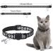 Adjustable Cat Neck Band with Name & Address | Safe Reflective Collar with Bell | 12 Pack + 2 ID Days - Buy Online on GoSupps.com