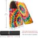 Travel Lipstick Organizer Case - Portable Makeup Bag with Mirror | Colorful Tie-Dye Swirl Rainbow | Shop Now - Buy Online on GoSupps.com