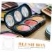 VALICLUD 12 Pcs Blush Box Eyeshadow Box Travel Cosmetic Case Blush Holding Plate Empty Eyeshadow Case Square - Buy Online on GoSupps.com